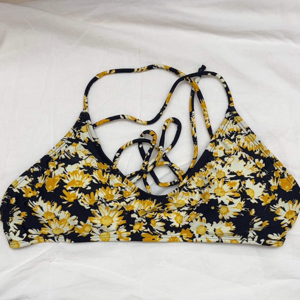 RVCA Floral Daisy Bikini Top